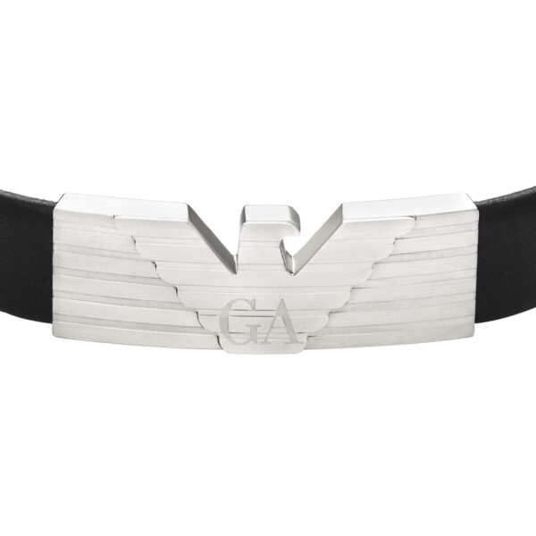 Armani Gioielli Bracciale Uomo Acciaio - immagine 2