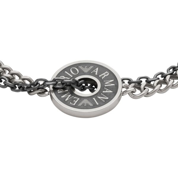 Armani Gioielli Bracciale Uomo Acciaio - immagine 2