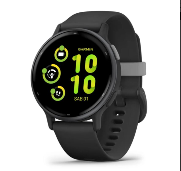 Garmin Smartwatch Vívoactive 5 Black & Slate Con Cinturino In Silicone 010-02862-10