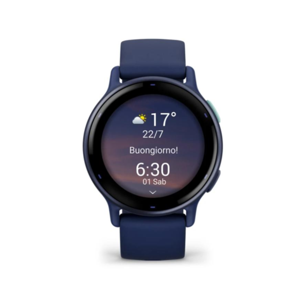 Garmin Smartwatch Vívoactive 5 Navy Con Cinturino In Silicone 010-02862-12 - immagine 3