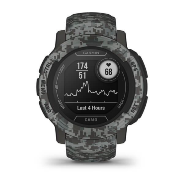 Garmin Smartwatch Instinct 2  Graphite Camo 010-02626-03 - immagine 2