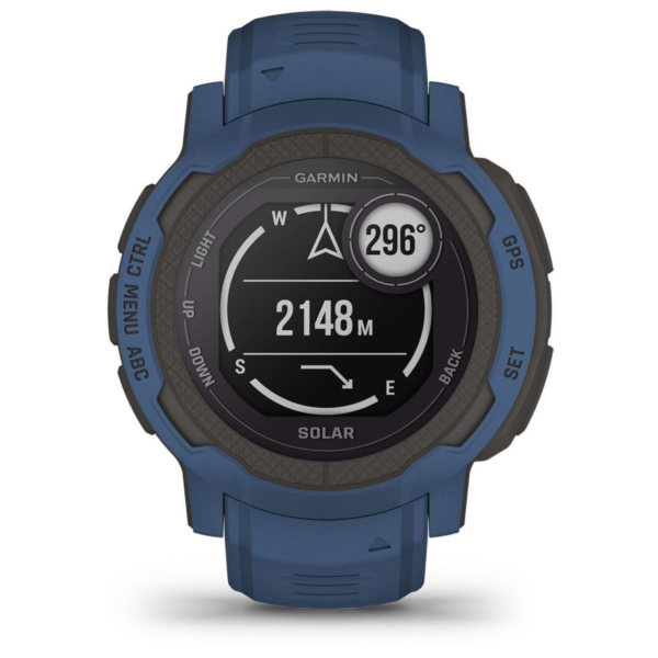 Garmin Orologio Instinct 2 Solar Tidal Blue 010-02627-06 - immagine 2