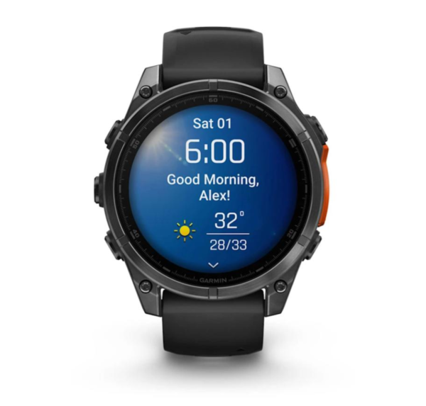 Garmin Smartwatch Fenix 8 - 47 Mm, Amoled - 47 Mm,  Slate Grey & Black - immagine 2