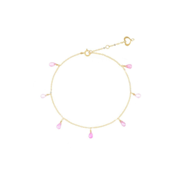 Maman Et Sophiebracciale 18Kt Zaffiri Rosa