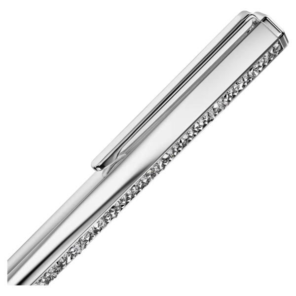 Penna a sfera Crystal Shimmer Tono argentato, Cromato - immagine 3