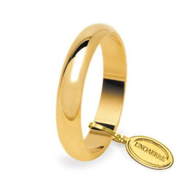 Unoaerre Fedi Normali Oro 18 Kt 4,5Mm - immagine 2