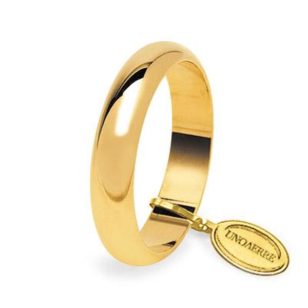 Unoaerre Fedi Normali Oro 18 Kt 4,6Mm - immagine 2