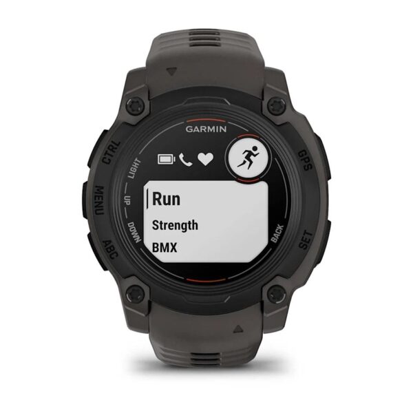 Garmin Smartwatch Instinct E Black con cinturino Charcoal - immagine 2