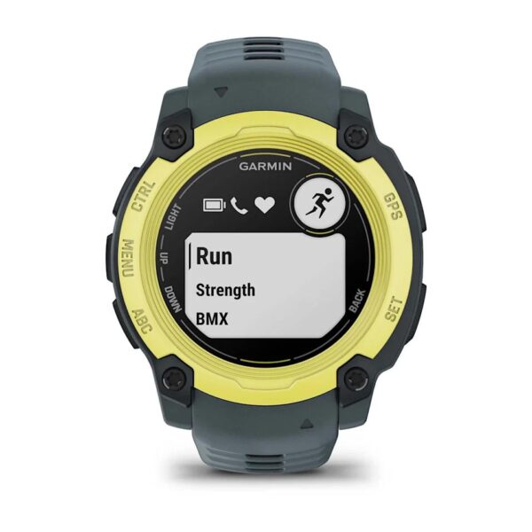 Garmin Smartwatch Instinct Electric Lime con cinturino Twilight - immagine 2