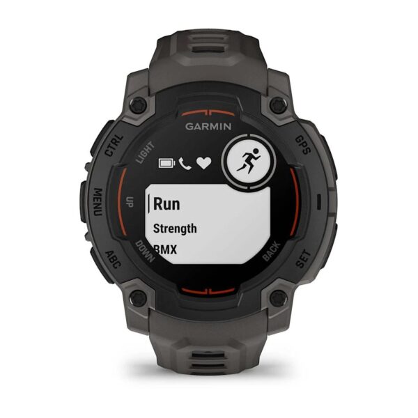 Garmin Smartwatch Instinct E Black con cinturino Charcoal - immagine 2