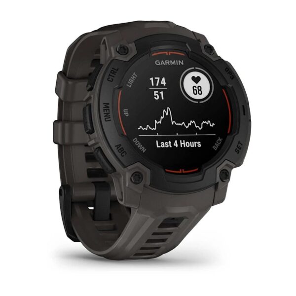 Garmin Smartwatch Instinct E Black con cinturino Charcoal - immagine 3