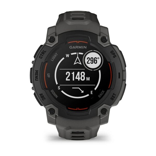 Garmin Smartwatch Instinct E Black con cinturino Charcoal - immagine 4