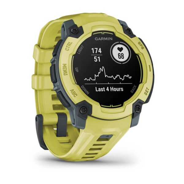 Garmin Smartwatch Instinct Electric Lime con cinturino in silicone Electric Lime - immagine 3