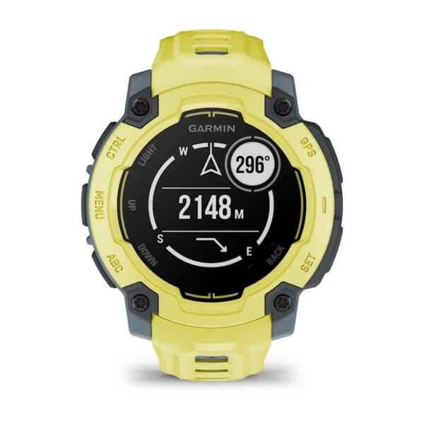 Garmin Smartwatch Instinct Electric Lime con cinturino in silicone Electric Lime - immagine 4