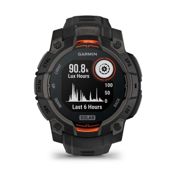 Garmin Smartwatch Instinct 3 Black Solar - immagine 2