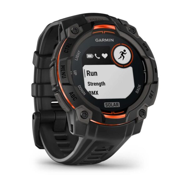 Garmin Smartwatch Instinct 3 Black Solar - immagine 3