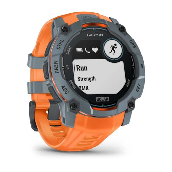 Garmin Smartwatch Instinct 3 Black Twilight con cinturino in silicone Solstice Solar - immagine 3