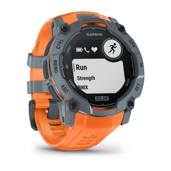 Garmin Smartwatch Instinct 3 Black Twilight con cinturino in silicone Solstice Solar - immagine 4