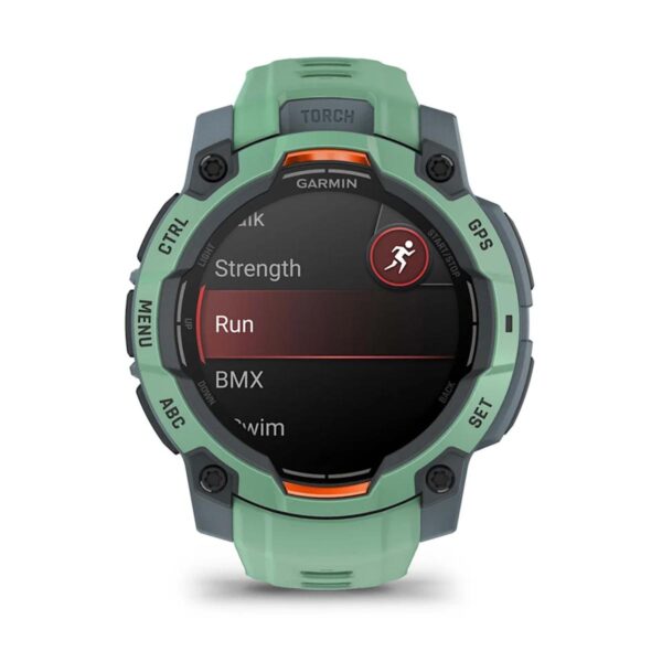 Garmin Smartwatch Instinct 3 Neotropic con cinturino in silicone Neotropic AMOLED - immagine 2