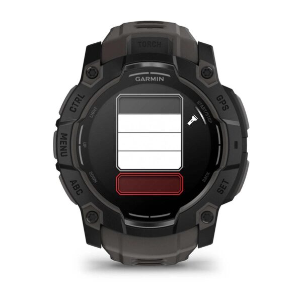 Garmin Smartwatch Instinct 3 Black con cinturino silicone Charcoal AMOLED - immagine 5