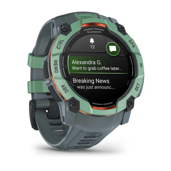 Garmin Smartwatch Instinct 3 Neotropic con cinturinoTwilight AMOLED - immagine 2