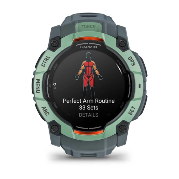 Garmin Smartwatch Instinct 3 Neotropic con cinturinoTwilight AMOLED - immagine 3