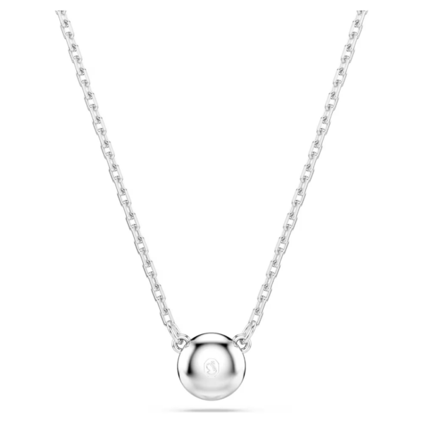 Swarovski Pendente Imber Taglio Round, Bianco, Placcato Rodio - immagine 4