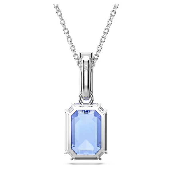 Swarovski Pendente Millenia Taglio Ottagonale, Blu, Placcato Rodio - immagine 4