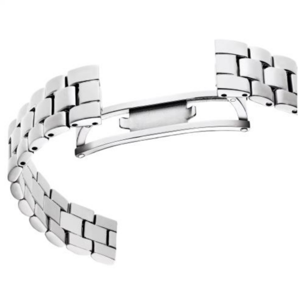 Swarovski Orologio Certa Fabbricato In Svizzera, Bracciale Di Metallo, Tono Argentato, Acciaio Inossidabile - immagine 5