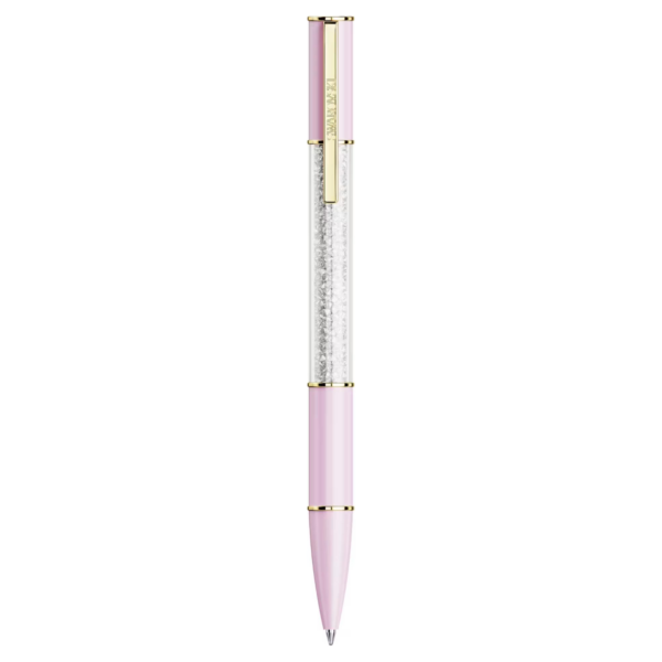 Swarovski Penna A Sfera Crystalline Lustre Rosa, Placcato Color Oro - immagine 2