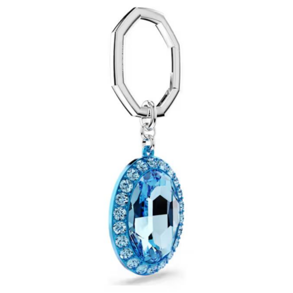 Swarovski Portachiavi, Taglio Oval, Blu, Mix Di Finiture - immagine 3